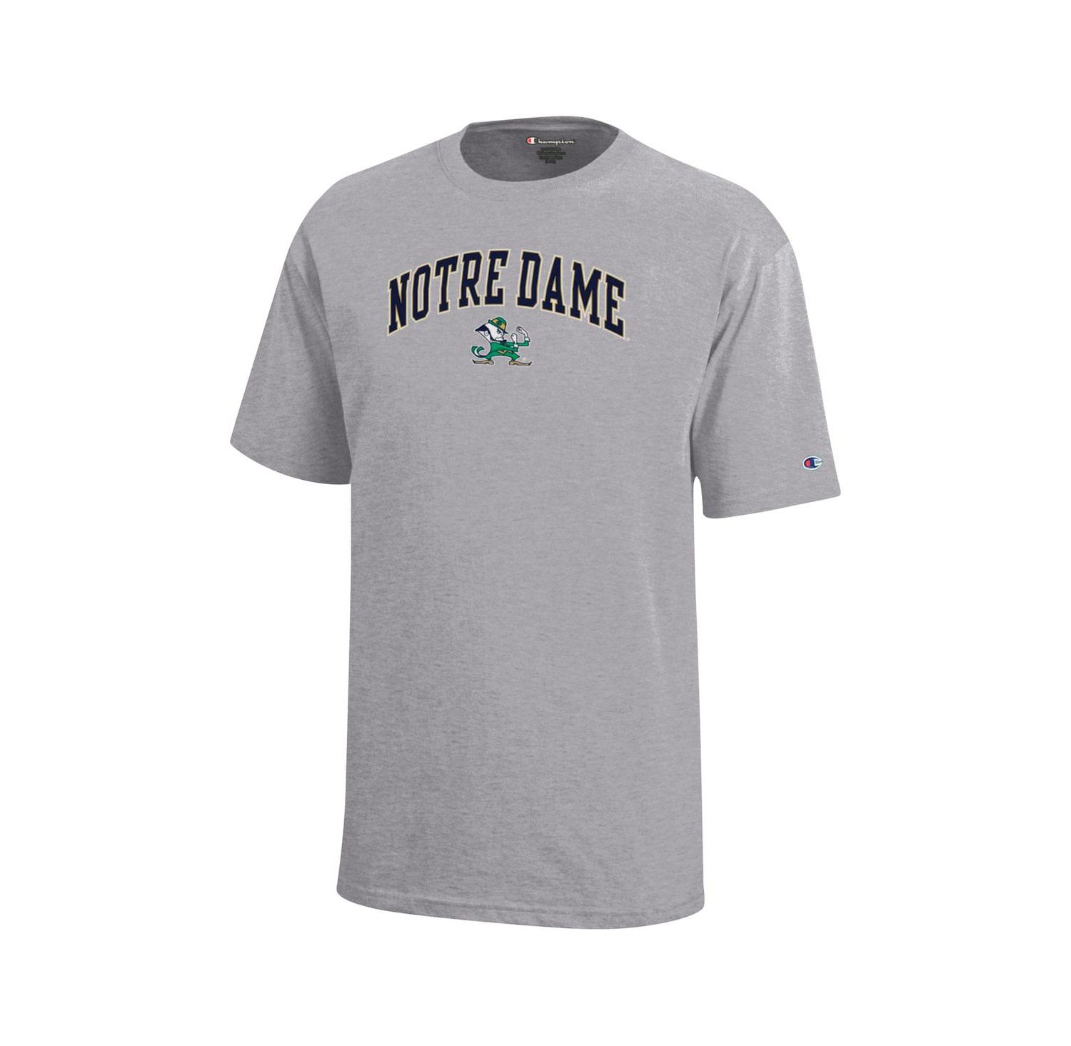 Big Boys and Girls Notre Dame Fighting Irish Arch Over Logo T-Shirt