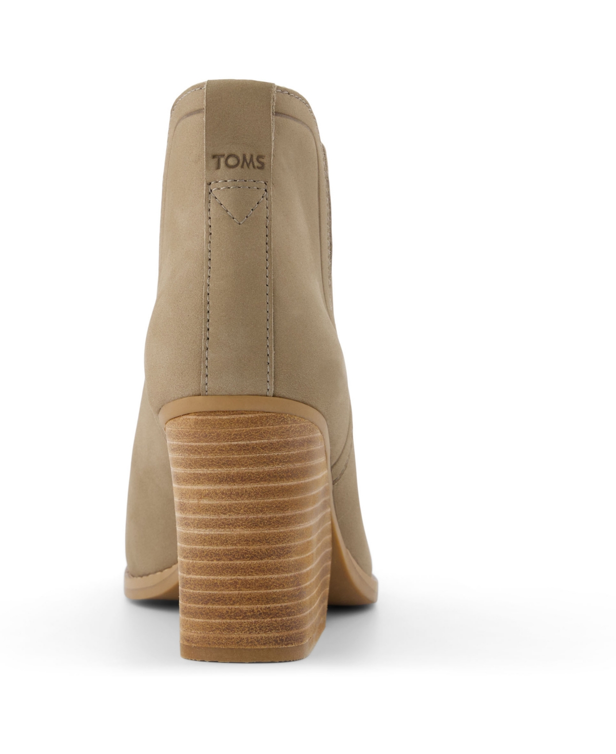 Shop Toms Women's Eliza Cutout Wedge Booties In Dune Leather