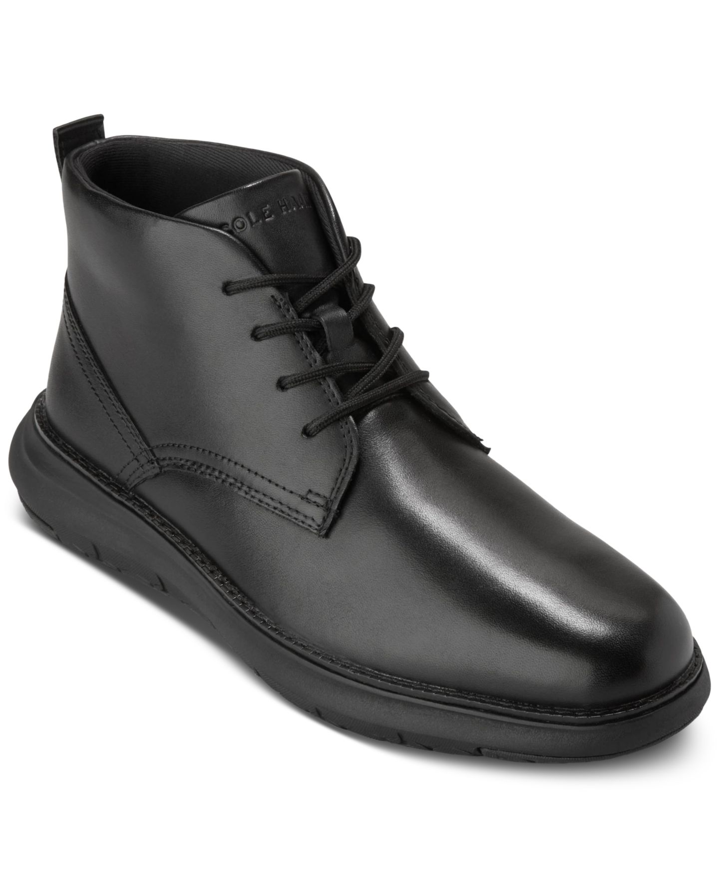 Мужские ботинки Cole Haan Grand Remix Chukka Boot, цвет: Чёрный — фото 1