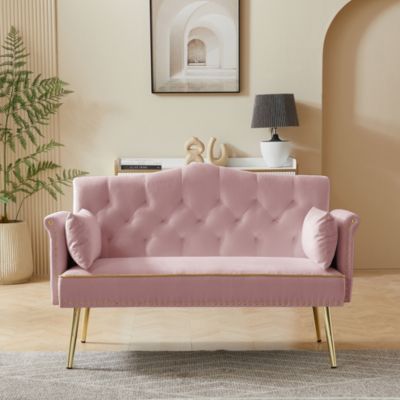 Pink 2 Seater Sofa