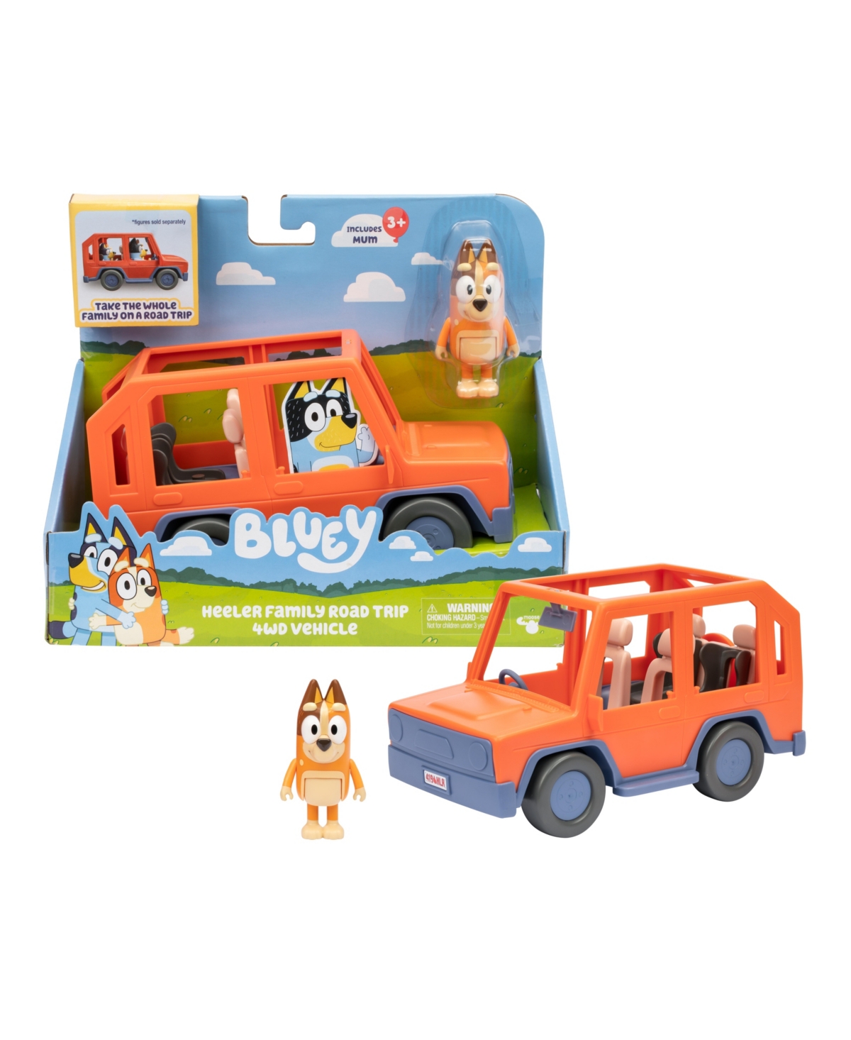 Shop Bluey S11 Heeler Family Road Trip 4wd Vehicle In Multi Color