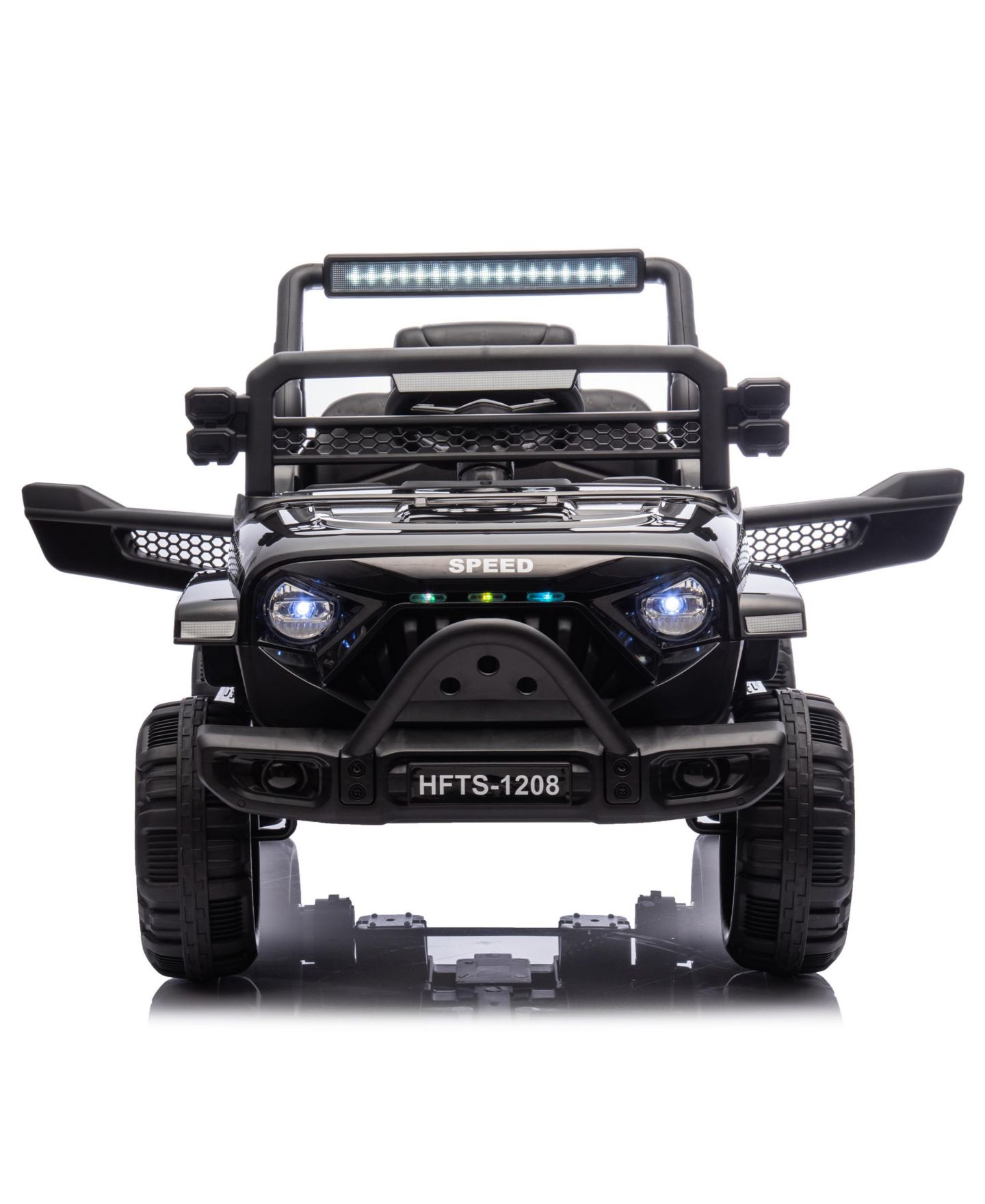 Детская игрушка Streamdale Furniture Streamdale 12V Kids Electric Ride On Truck w/ Parental Control, цвет: Чёрный — фото 8