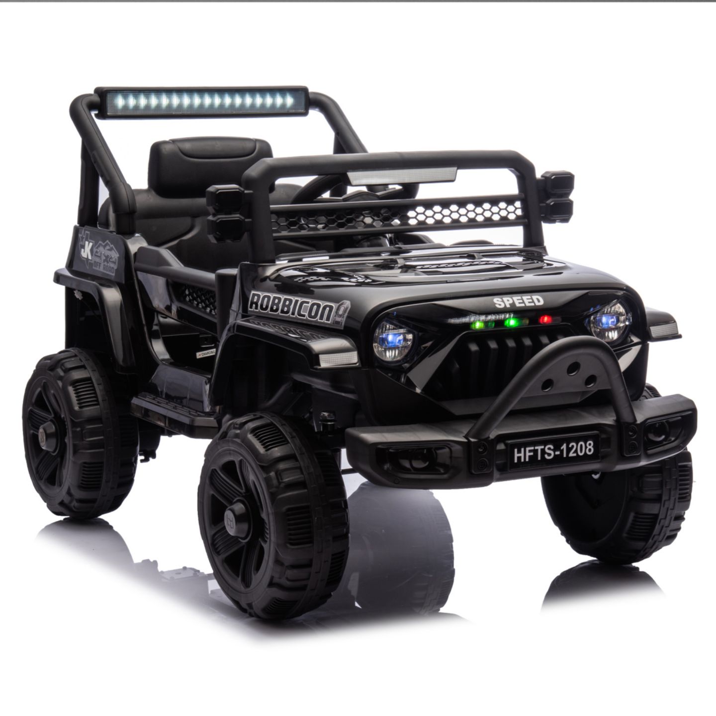 Детская игрушка Streamdale Furniture Streamdale 12V Kids Electric Ride On Truck w/ Parental Control, цвет: Чёрный — фото 1