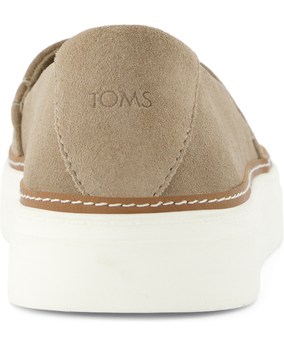 Shop Toms Women's Kameron Casual Slip On Platform Sneakers In Dune Suede