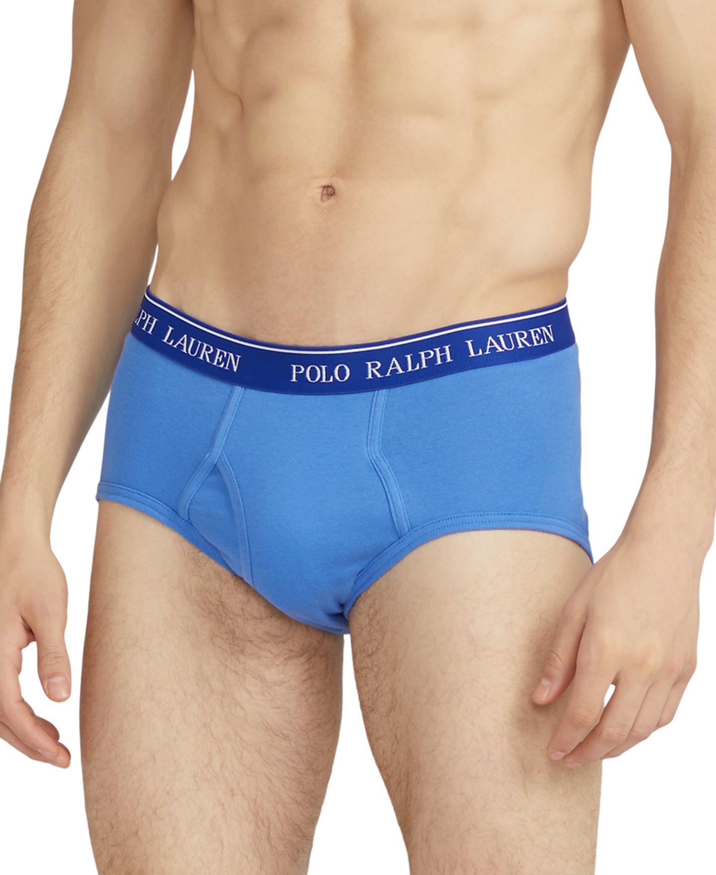 Трусы-брифы Classic-Fit для мужчин, 4 шт. — Polo Ralph Lauren, цвет: Синий / Королевский синий — фото 2