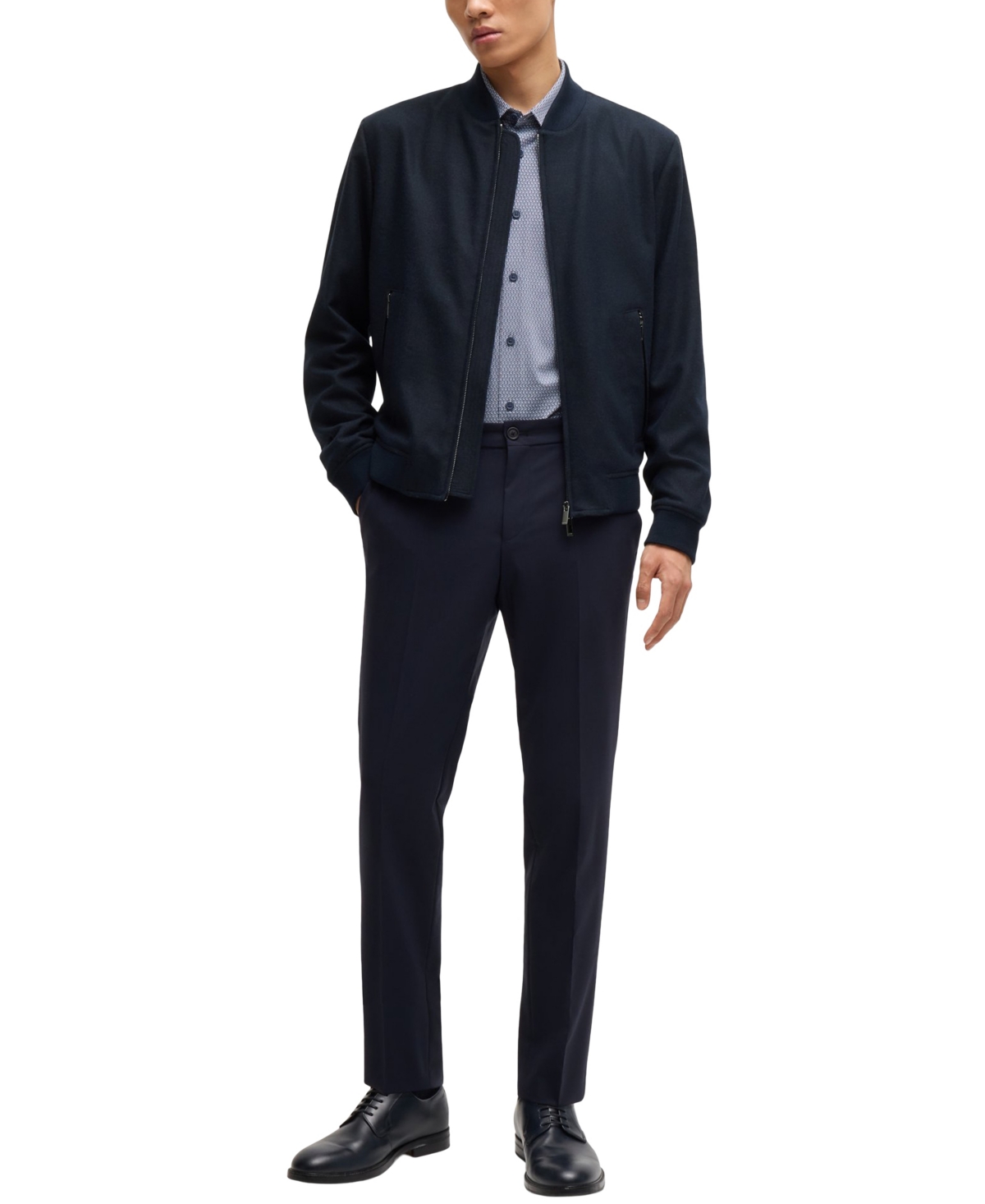Hugo Boss P-hanry-bmb-243 Jacket In Dark Blue