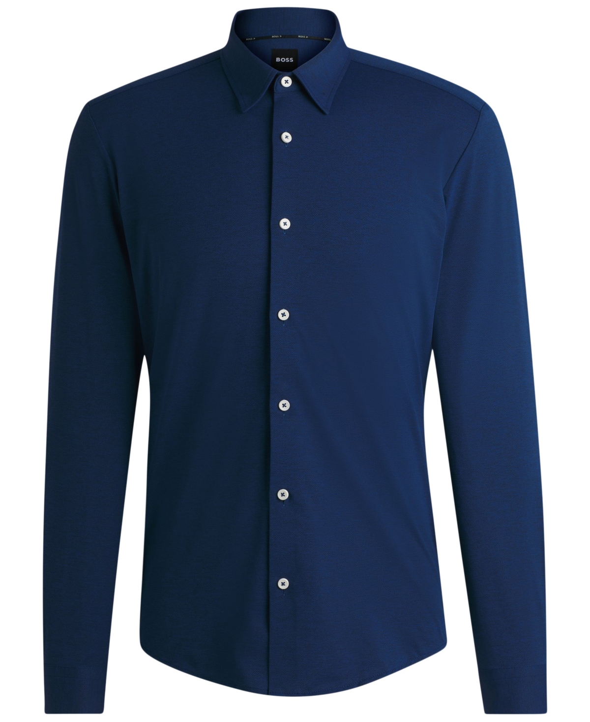 Boss by Hugo Boss Men's Melange Slim-Fit Dress Shirt