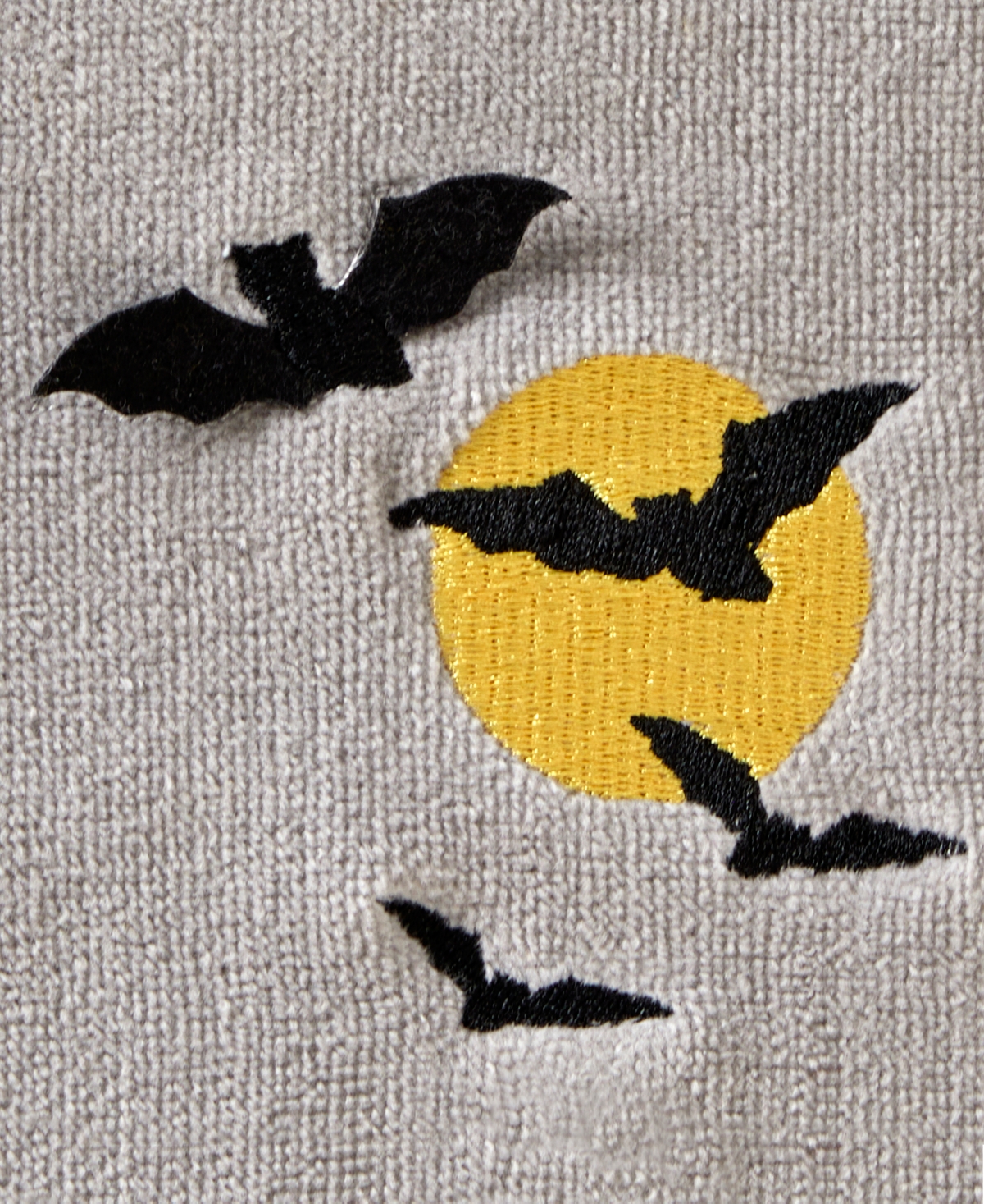 Skl Home Full Moon Flight Cotton 2 Piece Hand Towel, 16" X 25" In Gray