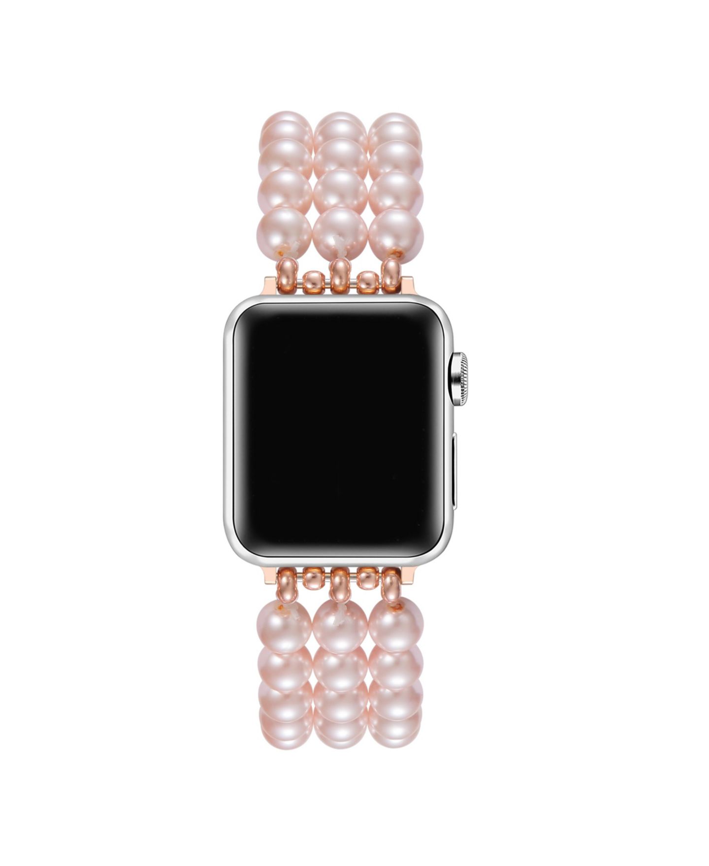 Ремешок для часов Posh Tech Violet Faux Cultivated Pearl Band for Apple Watch 44,45,46,49mm, цвет: Белый — фото 6