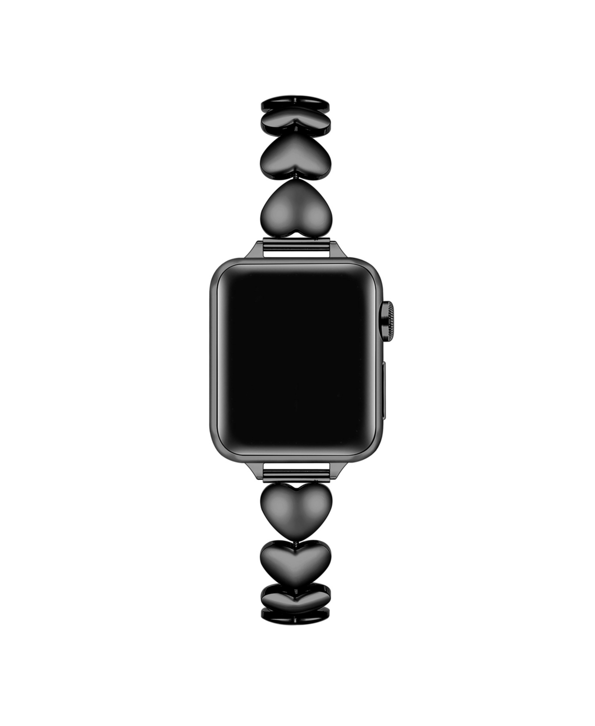 Posh Tech Aphrodite Stainless Steel Band For Apple Watch 44,45,46,49mm In Black
