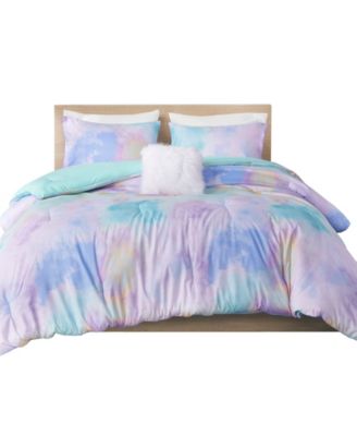 Cassiopeia Watercolor Tie Dye 4-Pc. Comforter Set, King/California King