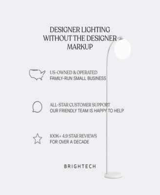 Nova RGB 74" Customizable LED Floor Lamp with Hanging Ring Lights and Color Changing Function