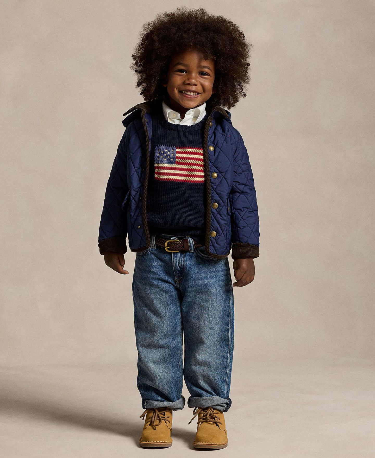 Куртка Polo Ralph Lauren Hooded Barn Jacket для мальчиков, цвет: Тёмно-синий — фото 2