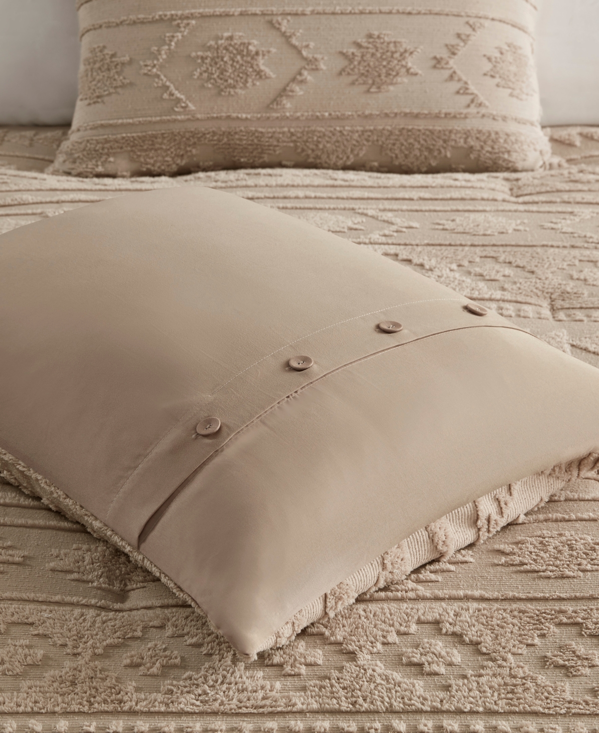 Woolrich Breckenridge Chenille Oversized 3-pc. Comforter Set, King/california King In Tan