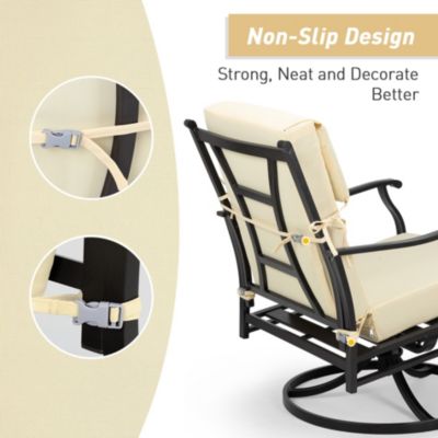 Outdoor Chair Cushion 20.5x20.5x4.33 inches Patio Furniture Seat Cushion - Set of 4