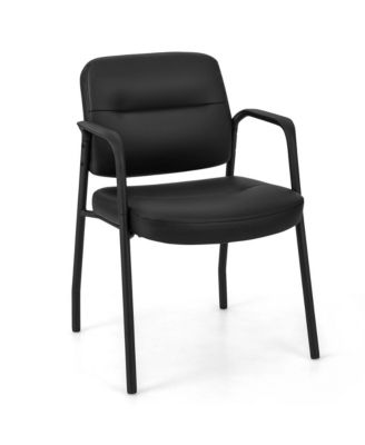 Waiting Room Chair No Wheels Set of 6 with Integrated Armrests for Reception