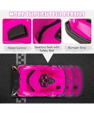 6V Kids Ride On Go Cart with Remote Control and Safety Belt-Red