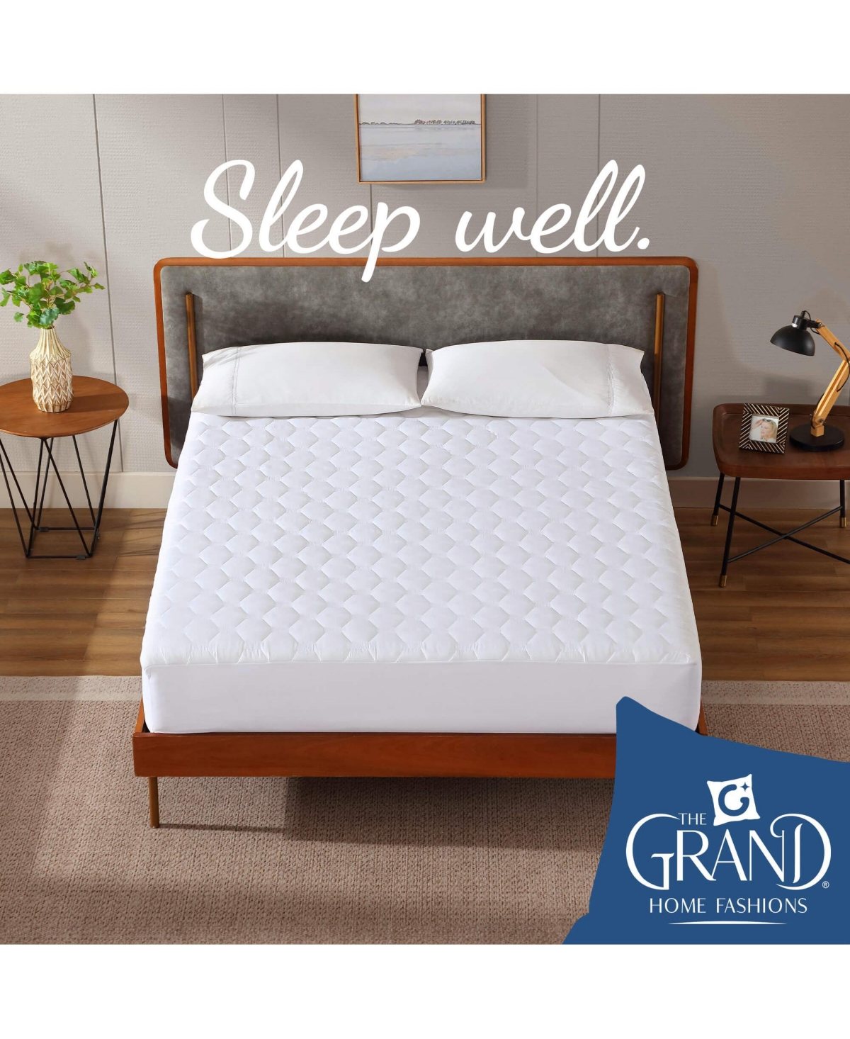 The Grand Soft and Comfortable Mattress Pad with Thick and Ordorless Filling - Xl Size - 152 Thread Count - Durable and Strong Quality Polyester