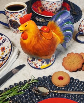 Morning Rooster Set of 4 Mugs