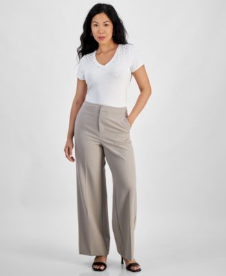 I.N.C. International Concepts - Petite Wide-Leg Pants