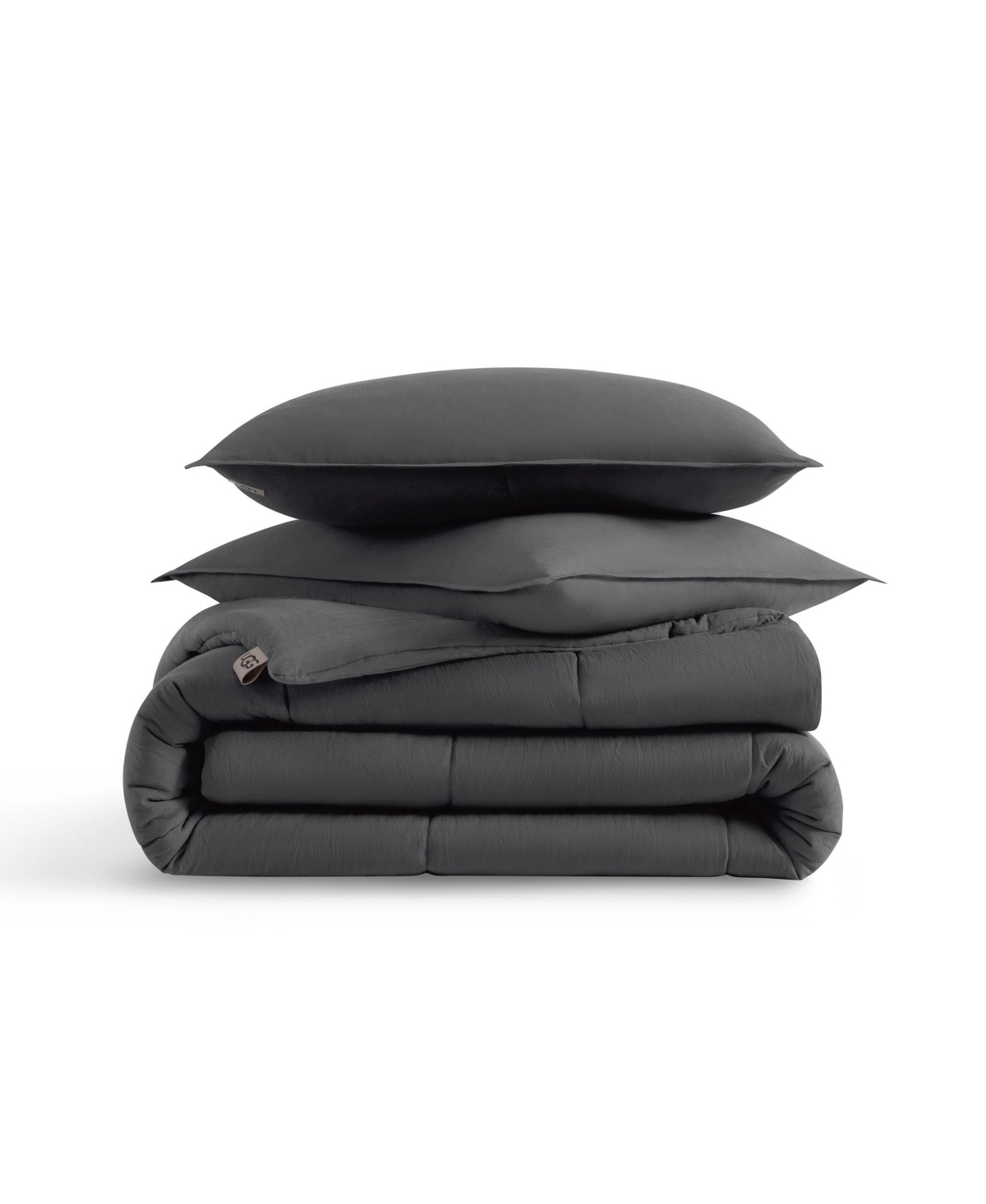 Ugg Devon Reversible Comforter Sets In Charcoal