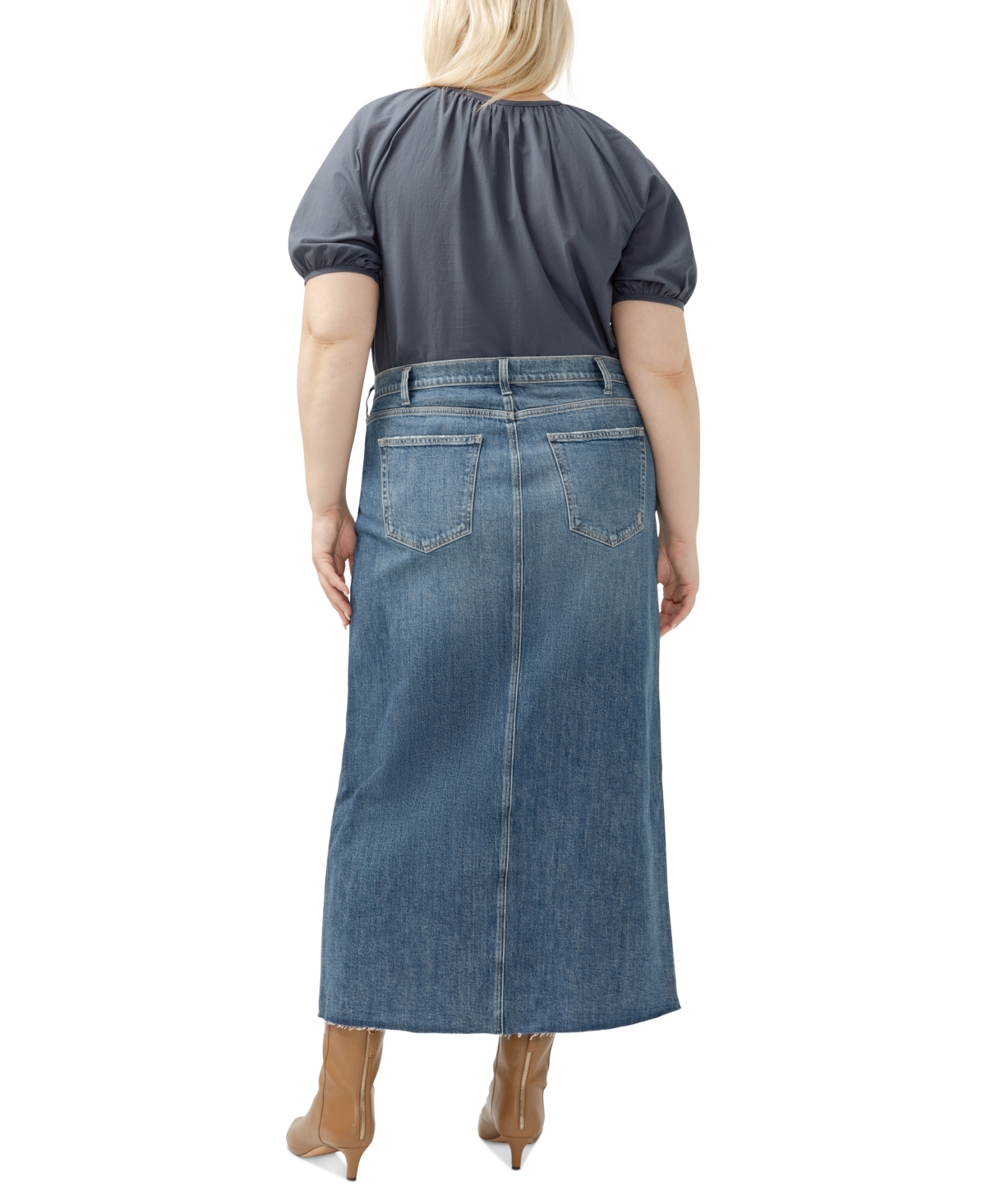 Silver Jeans Co. Plus Size Denim Skirt