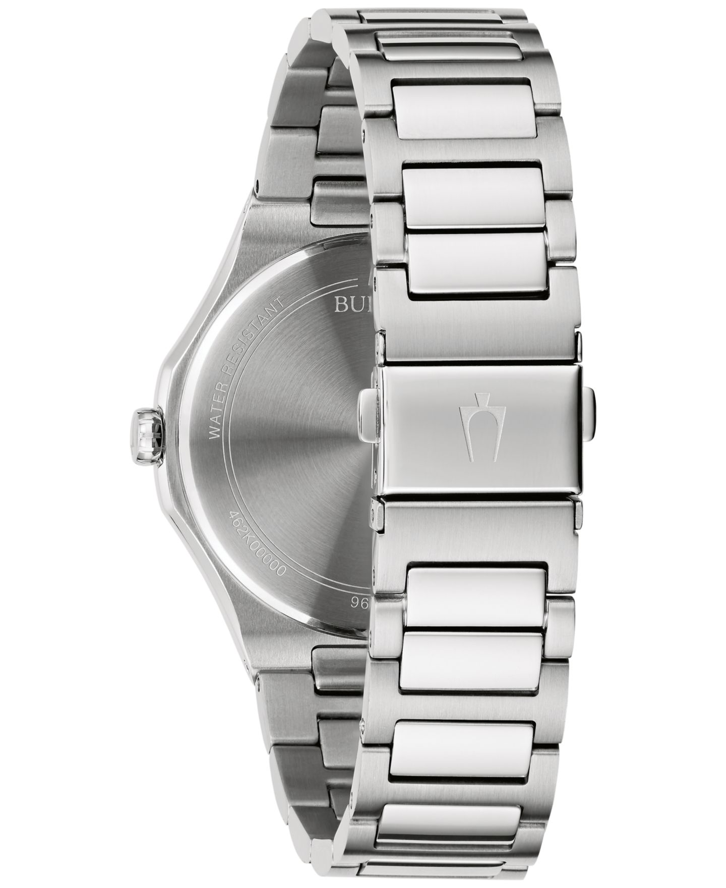 Мужские часы Bulova Diamond Accent Stainless Steel Bracelet Watch 41mm — фото 3