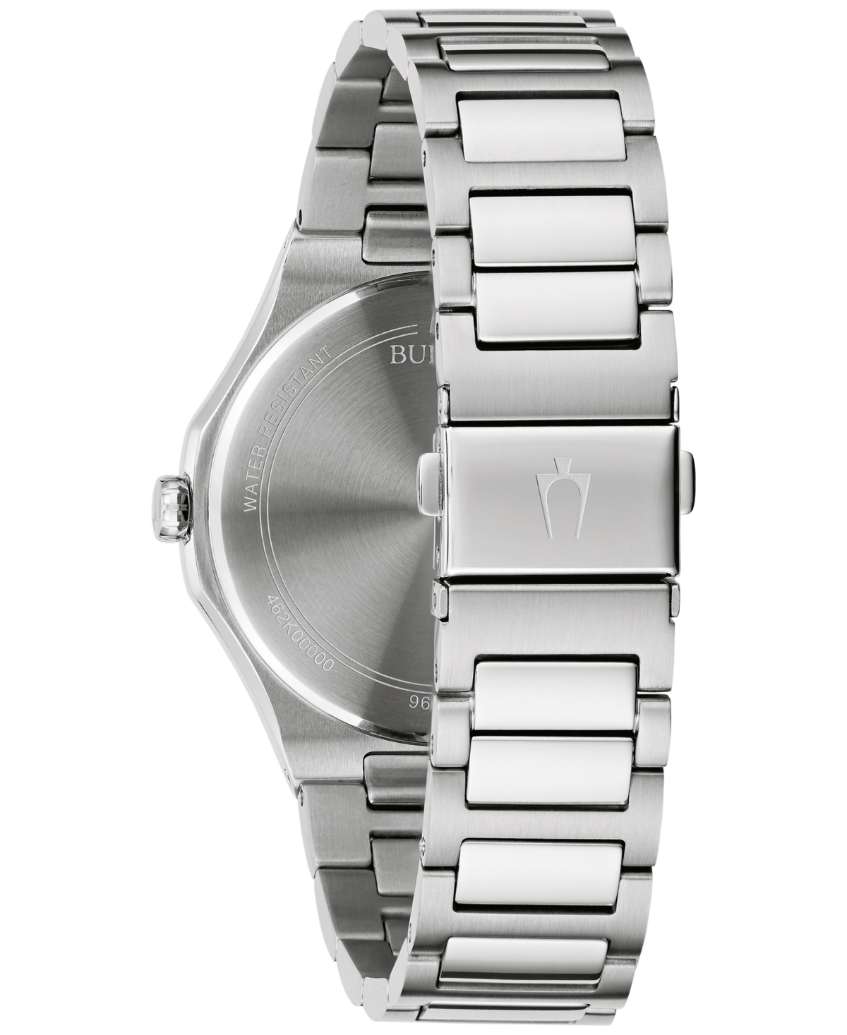 Bulova Men's Diamond Accent Stainless Steel Bracelet Watch 41mm
