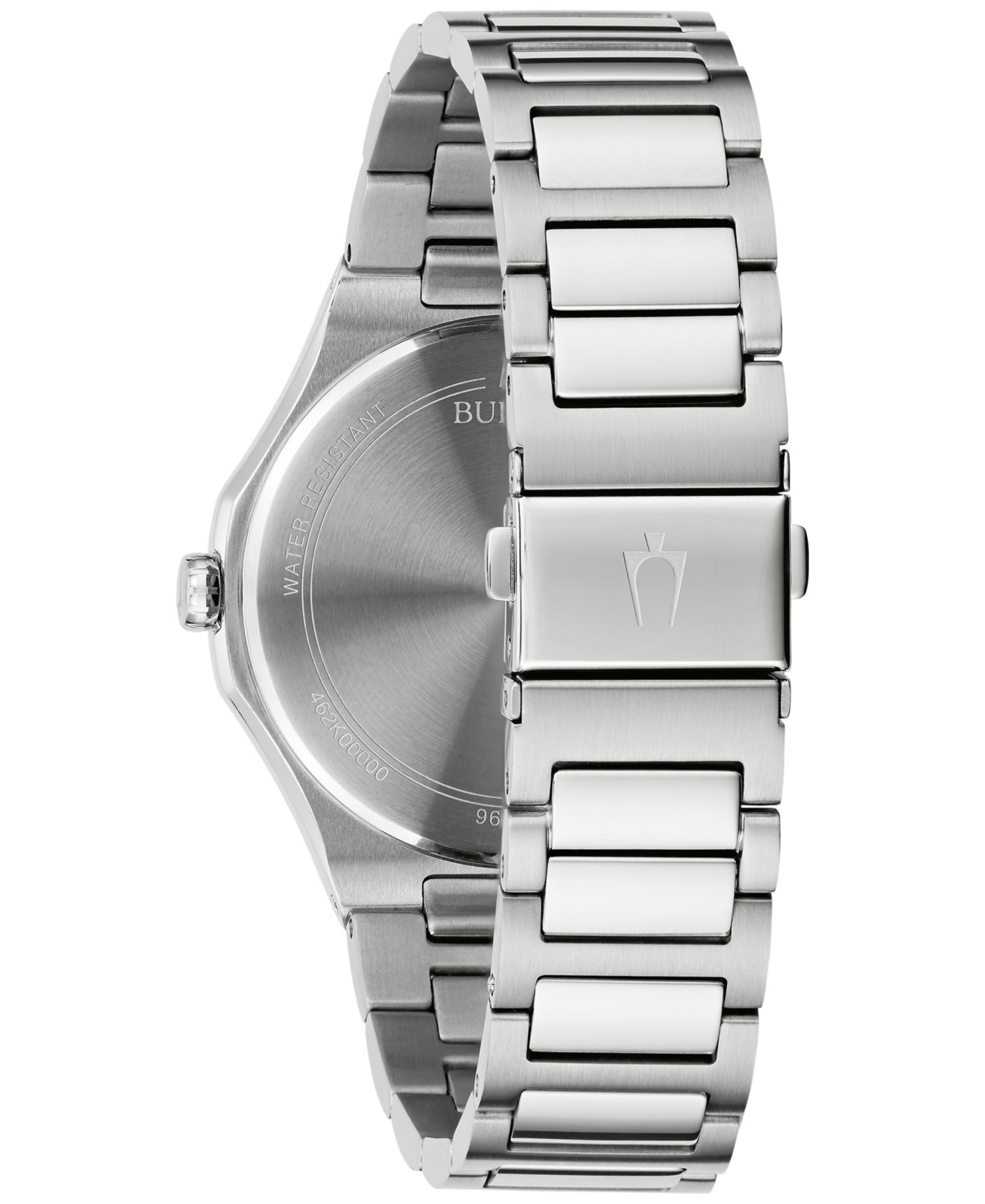 Men's Diamond Accent Stainless Steel Bracelet Watch 41mm