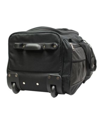 Dejuno Expedition Pro 20-Inch Carry-On Rolling Duffle Bag