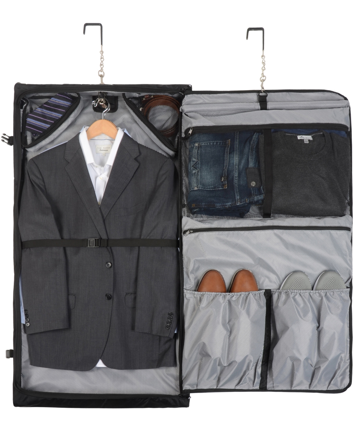 Wallybags 45" Premium Garment Bag In Black