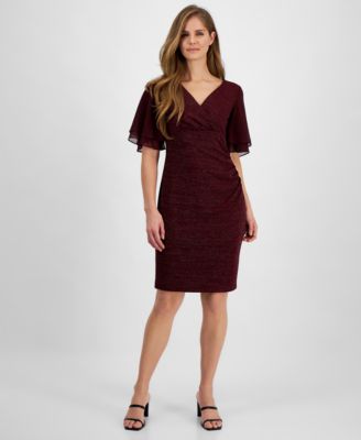 Miracle Surplice Tiered Ruffled PLUS Dress