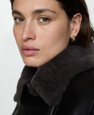 Women's Faux Shearling-Lined Jacket