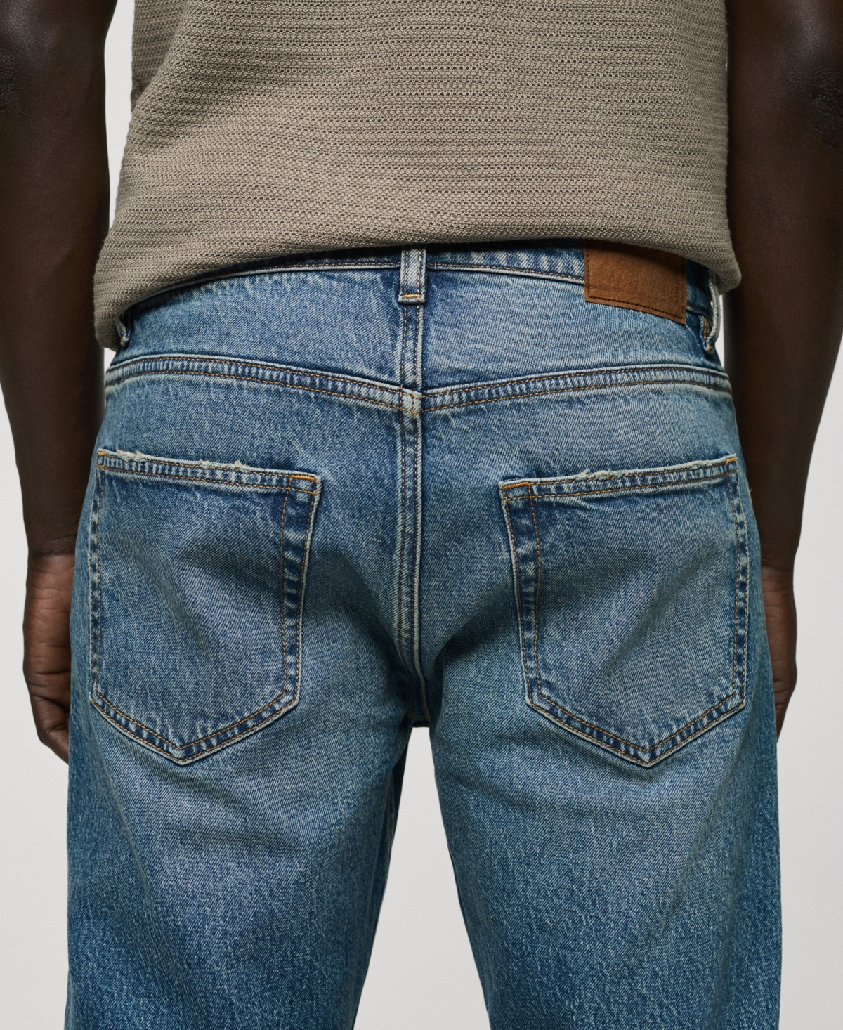 Mango Men's Ben Tapered-fit Jeans In Blue
