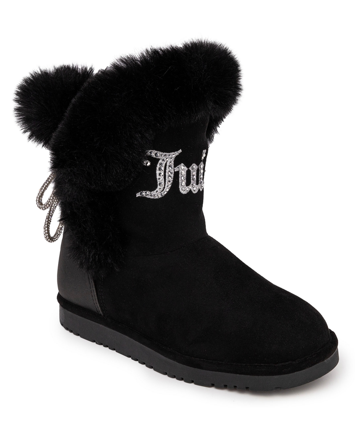 Shop Juicy Couture Little And Big Girls Kahlo Cold Weather Boot In Black