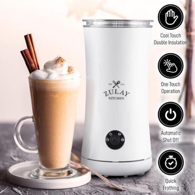 Powerful 4-in-1 Electric Milk Frother and Steamer