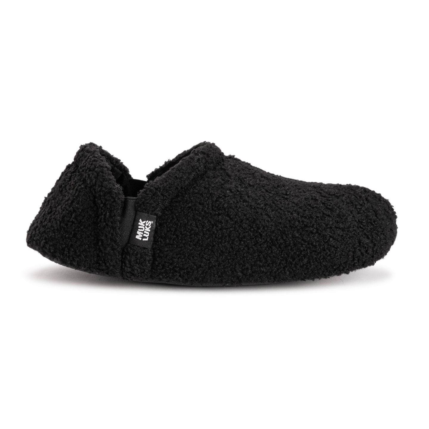Мужские тапочки MUK LUKS Berber Slipper, цвет: Чёрный — фото 8