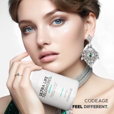 Ultra Life Telomeres Supplement - 5 MTHF Folate Vitamin B9, Vitamin B12 Methylcobalamin, Vitamin D3, L-Theanine, Ashwagandha 90 Capsules