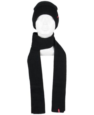 Men's Logo Beanie & Scarf Set