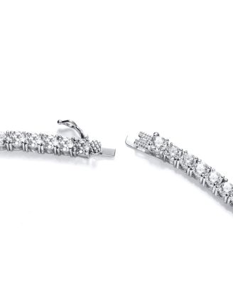 Art Deco Style Jewelry Multi Teardrop CZ Statement Spray Bib Collar Necklace