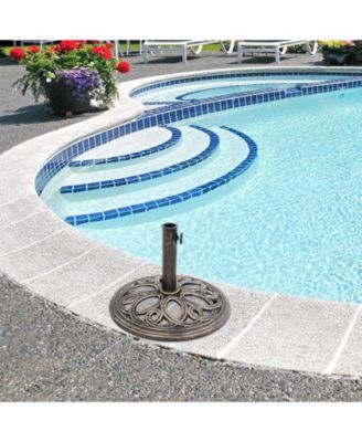 23 Pounds 17 3/4 Inch Round Umbrella Base Stand