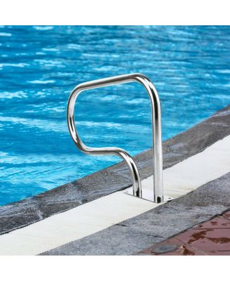 Stainless Steel Swimming Pool Hand Rail with Base Plate