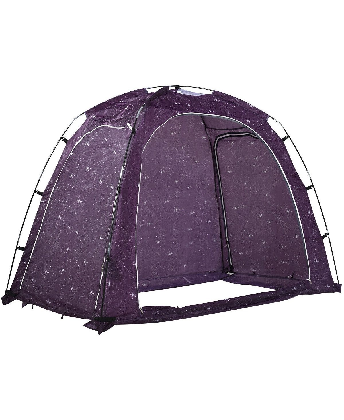 Bed Tent Indoor Privacy Play Tent on Bed with Carry Bag - Purple