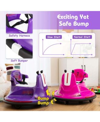 6V Bumper Car for Kids Toddlers Electric Ride On Car Vehicle