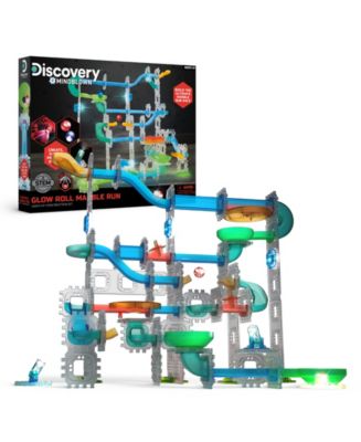 Discovery MINDBLOWN Glow Roll Marble Run Light Up Construction Set Macy s