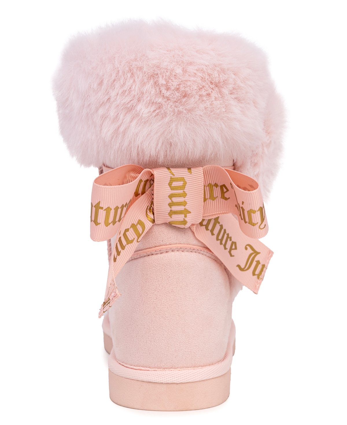 Juicy Couture Little And Big Girls King Cold Weather Pull-on Boots In Blush