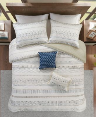 Fraser Seersucker 5-Pc. Comforter Set, King/California King