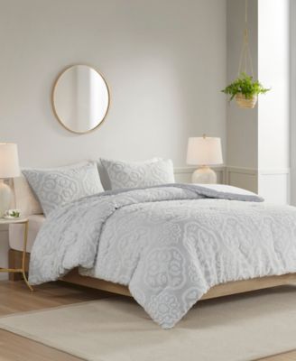 Everly Woven Medallion 3-Pc. Comforter Set, King/California King