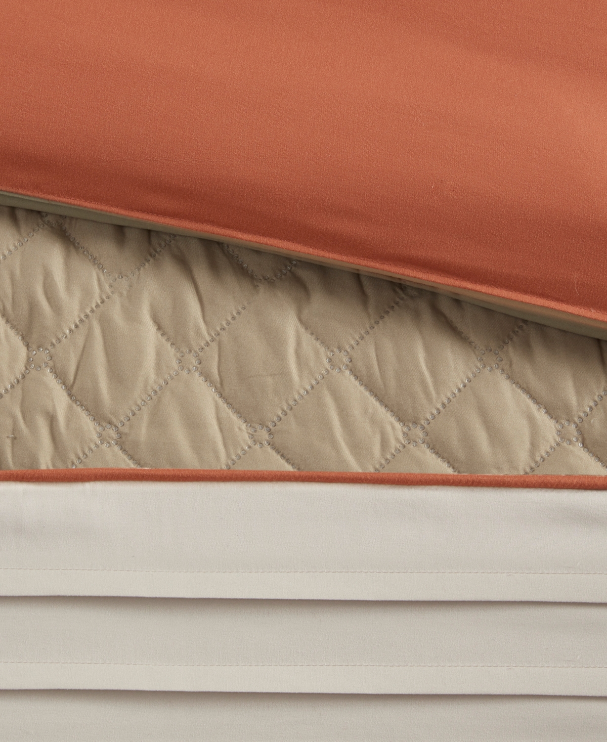 Madison Park Jenson 7-pc. Color Block Stripe Comforter Set, Queen In Spice