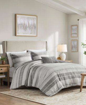 Rhodes Stripe 4-Pc. Comforter Set, King/California King